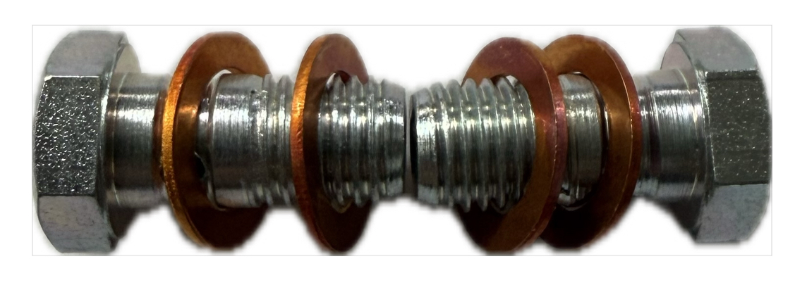 Satz Hohlschrauben mit Dichtungen für Radbremszylinder Bremsschlauch Fiat 500/126/600